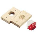 WBT18 手彫物相型(上生菓子用) 亀甲に寿 鈴木製作所