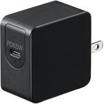 VFPD65BK USBアダプター1ポートPD65W ヤザワコーポレーション