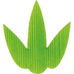 バラン 三枚笹小(C色) 柏原商会