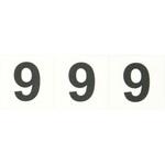 - ステッカー 数字 白 モノタロウ 89524672