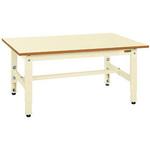 低床用軽量高さ調整作業台(TKK4/耐荷重200kg/ポリエステル天板/H450～600) サカエ