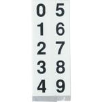 数字ステッカー 透明 TRUSCO