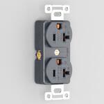 平刃形 複式埋込コンセント アメリカン電機