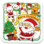 クリスマスタオルハンカチ(サンタと愉快な仲間たち) アーテック(学校教材・教育玩具)