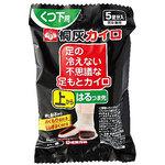 不思議な足元カイロ上からはるつま先 桐灰