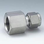 ステンレス製ダブルフェルール継手 メスコネクタ(インチサイズチューブとメスISOテーバネジを接続) ハイロック