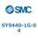 5ポート電磁弁・ベース配管形(単体)SYシリーズ