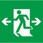 避難口表示板矢印付両B級BL・BH兼用
