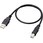 USBケーブル ( USB A - USB B ) USB2.0 RoHS指令準拠 UL規格対応 環境配慮パッケージ ブラック