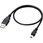 USBケーブル ( USB A - miniB ) USB2.0 RoHS指令準拠 UL規格対応 環境配慮パッケージ ブラック