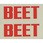 BEETステッカー SMALL (アカ)