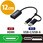 変換アダプタ HDMIキャプチャユニット ( HDMI to Type-C + USB A 変換 ) 1080P 30Hz 小型 軽量 ブラック