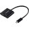 USB Type-C - HDMI 変換 ( USB-C プラグ to HDMIポート×1 USB-C充電ポート×1 ) 15cm 4K 60Hz PD 60W