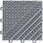 ブラシマットA 本体 150X150mm グレー