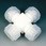 PTFE 接続ジョイント十字型 12Φ