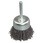 軸付カップブラシ鋼線0.3mm