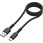 USB-A to C マグネットケーブル 1.0m ブラック