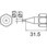 ノズル N-1 袋ナット付