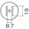 ノズル SOP 8．6mmX18mm