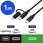 2in1 充電ケーブル (USB-C to USB-C ケーブル+Lightning 変換プラグ) PD対応 60W 急速充電