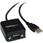 USB - RS232C シリアル変換ケーブル/2.5m/ストレート/1x D-Sub 9 ピン/オス-オス/光絶縁/DB9 シリアルコンバーター アダプター