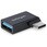 USB-C - USB-A変換アダプター/USB 3.2/5Gbps/Type-C L型 to Type-A/3A/オス・メス/アルミニウム合金製/変換コネクター