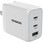 Power Delivery対応 GaN AC充電器/65W/USB Type-A 1ポート Type-C 2ポート/ホワイト