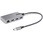 USBハブ/USB Type-A 接続/イーサネットアダプター内蔵/5Gbps/3ポートxUSB 3.2 Gen 1/バスパワー/30cm長尺ケーブル/USB 3.0 ポータブル RJ45 LAN 増設 拡張 スプリッター