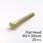 GALLUP(ギャラップ) Brass Products ブラススクリュー フラットヘッド M3×30mm(皿頭)20本パック