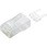 LANコネクタ RJ45 CAT6 対応 単線 より線 対応 爪折れ防止 10個入