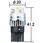 LEDバックランプ 6500K (250Lm) T20シングル