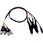 LCR-6000シリーズ用アクセサリ 4線ケルビンクリップ+GNDクリップ DC～10MHz、±35V