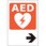 AEDステッカー 右矢印