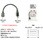 USB変換ケーブル(2.0) Micro(B)→Mini(5Pin)0.15m