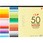 色画用紙 50色