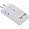 雷ガード USBポート付電源タップ 3個口 USB2個口