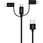 ケーブル Impulse 3-in-1 [Type-A to Lightning/Type-C/micro USB]