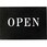文字付プレート OPEN両面プレート