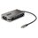ドッキングステーション/USB-C接続/1画面/4K60Hz HDMIまたは1080p VGA/100W PD/USBハブ/LAN/32cmケーブル