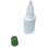 サンケミ噴霧容器(滅菌済) 15CC(100ポンイリ) 本体：乳白キャップ：緑