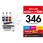 BC-346用 詰め替えインク CANON シアン、マゼンタ、イエロー 3個パック 8回分 専用工具付属