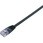 LANケーブル CAT6準拠 ブラック ギガビット フラットケーブル 厚さ約1.4mm 薄型