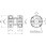 ゼロカップ キー溝付タイプ