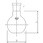 短首平底フラスコ 300mL 3106-300シリーズ