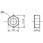 電極棒用ロックナット F03-□