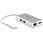 マルチポートアダプター/USB-C/シングルモニター/4K HDMI/60W PD/ 2x USB-A ハブ/GbE/Thunderbolt 3 互換/ホワイト