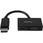 DisplayPort - HDMI/VGA変換アダプタ ツーインワン(2 in 1)トラベルAVアダプタ