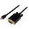 Mini DisplayPort - VGA アクティブ変換ケーブル/91cm/ミニディスプレイポート - VGAコンバーターケーブル/1080p対応/mDP1.2 - VGA アダプタケーブル/ブラック