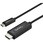 USB-C - HDMI 変換ケーブル/4K60Hz/USB Type-C - HDMI 2.0 ディスプレイアダプタケーブル/Thunderbolt 3 互換/DP 1.2 Altモード/HBR2対応