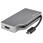 USB-C マルチ変換ビデオアダプター/HDMI 2.0 - Mini DisplayPort 1.2  VGA DVI/4K 1080p/スペースグレー